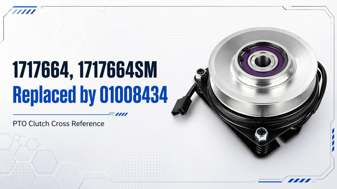 Image of 1717664 PTO Clutch showing replaced by 01008434.