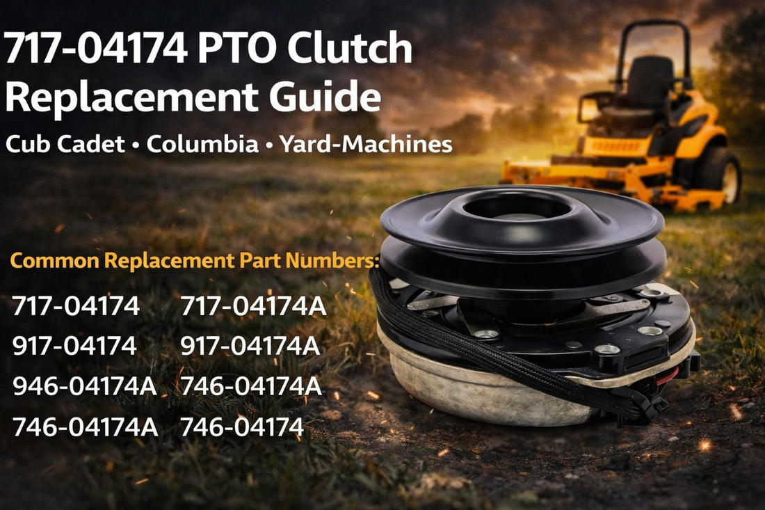 717-04174 PTO Clutch Cross Reference & Fitment Guide | Cub Cadet, MTD & Troy-Bilt