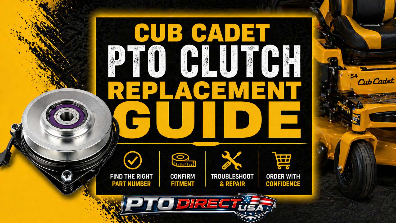 Cub Cadet replacement guide image, find the right part number, confirm fitment, troubleshoot and repair, order with confidence.