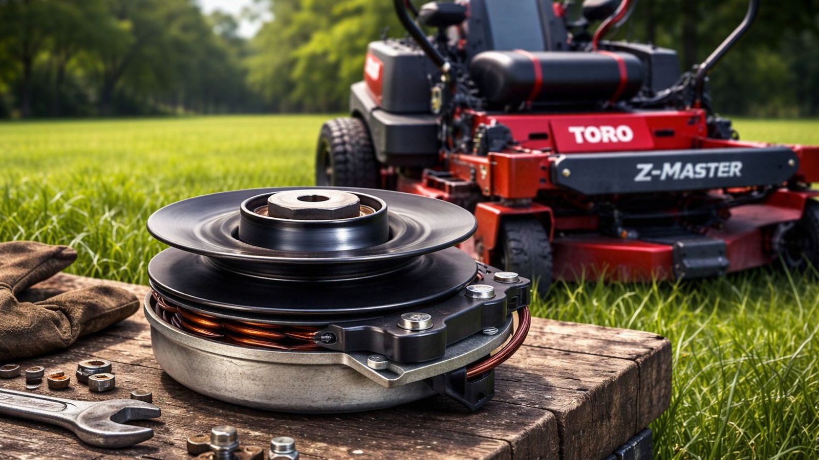 Toro PTO clutch replacement guide for TimeCutter, Titan and Z-Master zero turn mowers.
