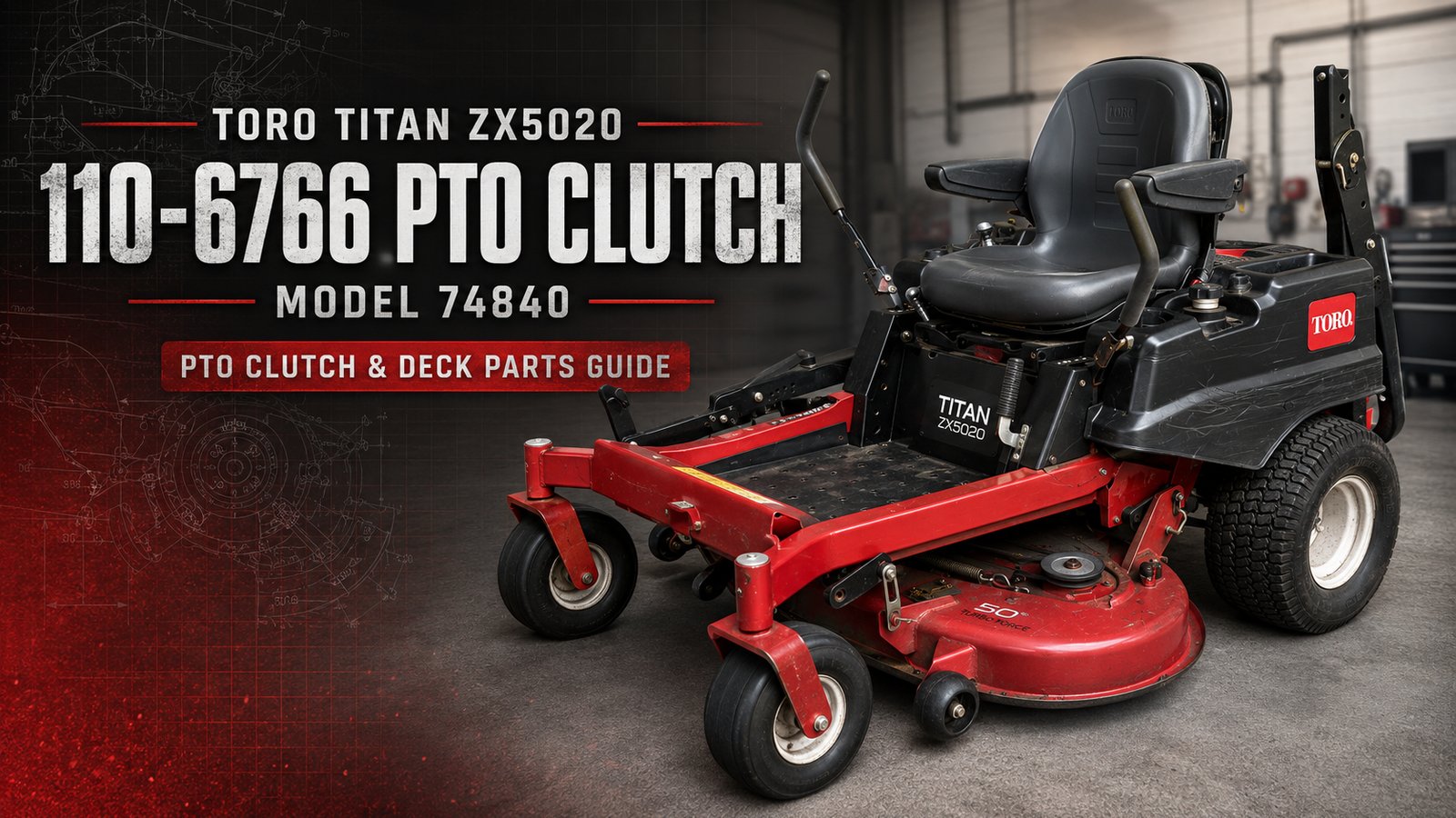 PTO Clutch Fitment by Model | Find Your Mower – Toro