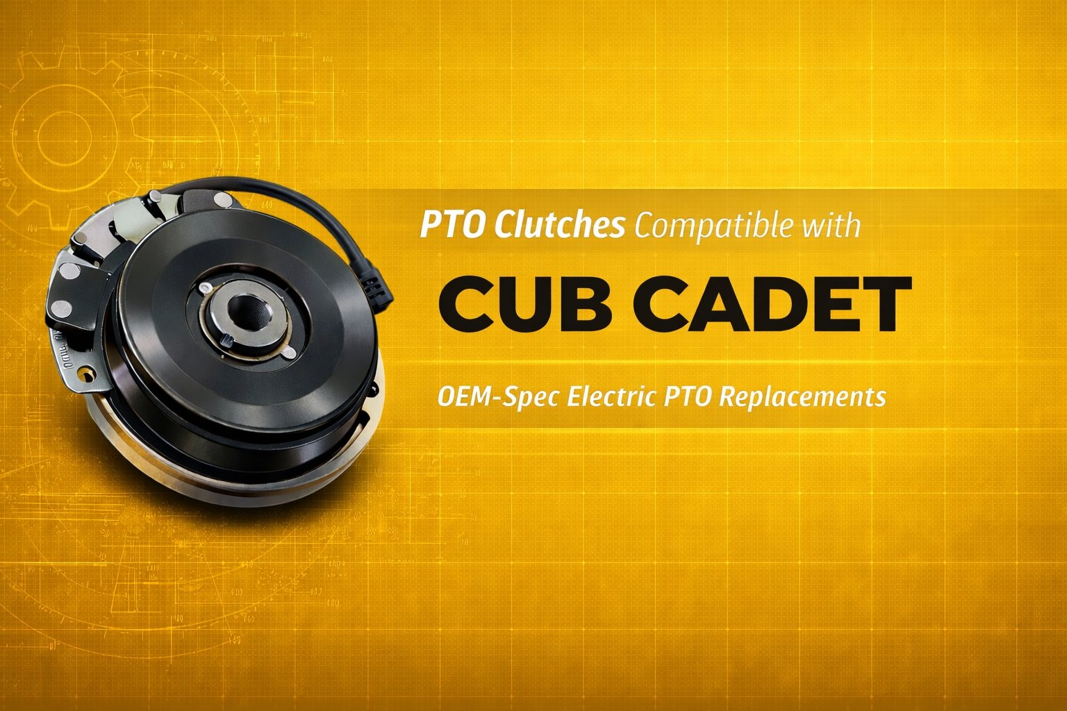 Cub Cadet PTO Clutch Collection Banner