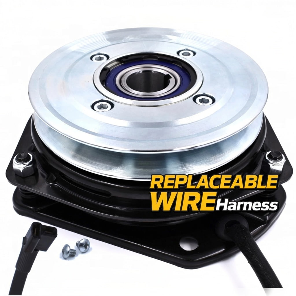 00447100 electric PTO clutch for Gravely Pro-Turn and Pro-Master with 1-1/8 inch bore and 6-7/16 inch pulley replacing Ogura GT3.5-VP01R