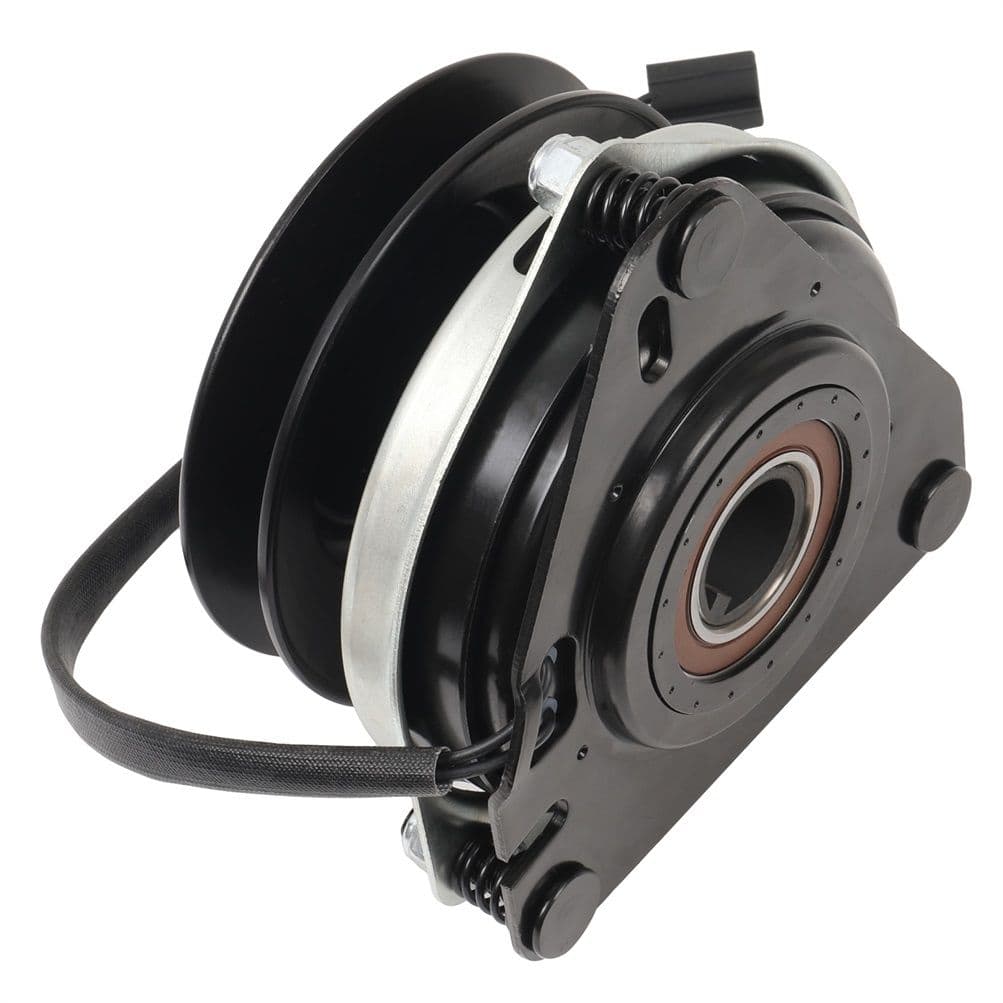 Cub Cadet PTO clutch replacement 02002160 underside showing anti-rotation system
