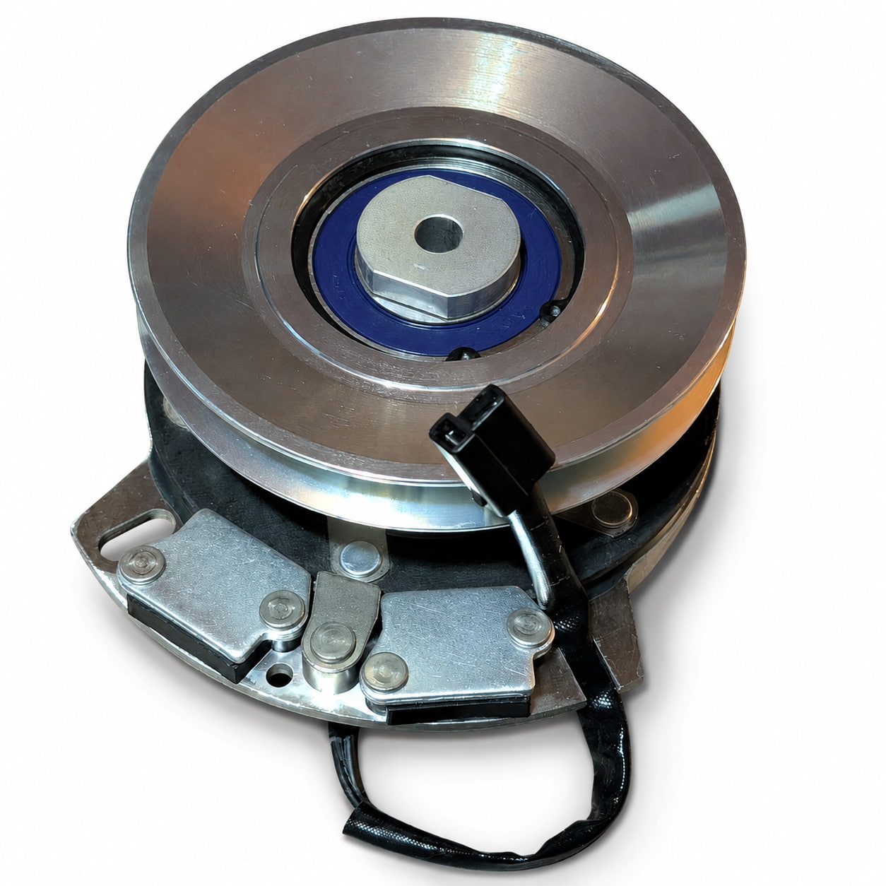 HD Big Bearing 070-0050-00 PTO clutch for Bad Boy MZ Magnum 48 and 54 mowers with 130 ft-lb billet pulley upgrade