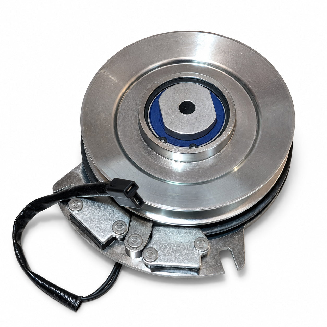 Bad Boy 070-1000-00 HD Upgrade PTO clutch with silver pulley and hardwired T-style plug
