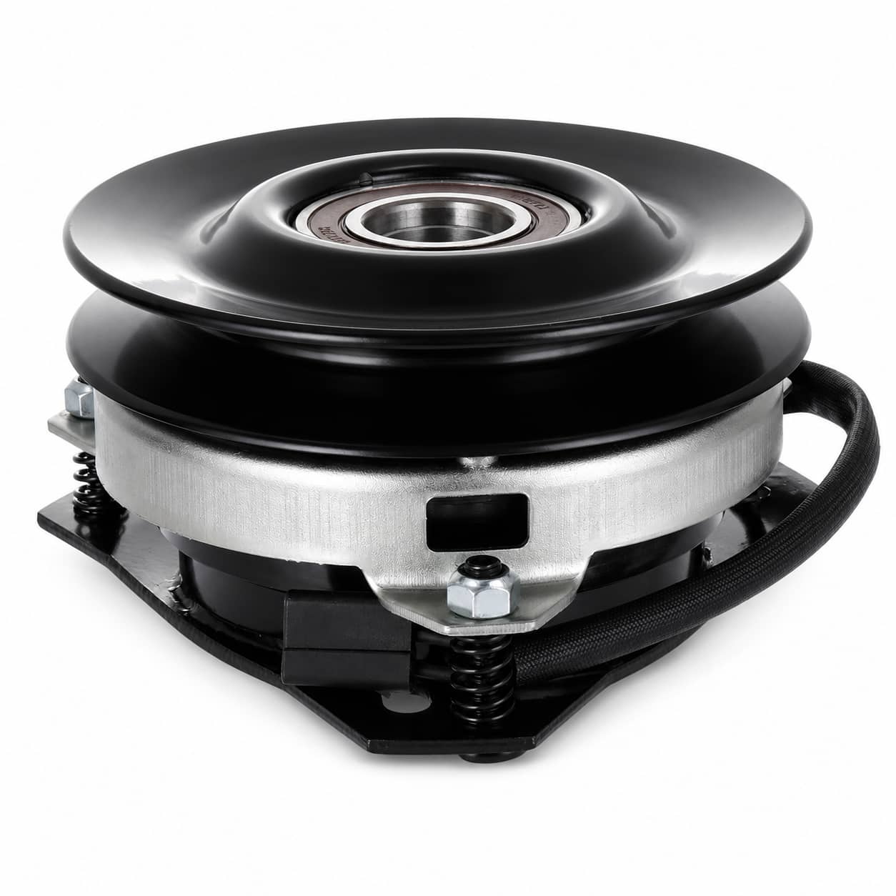 1-543862 electric PTO clutch with 1-inch keyed bore for Exmark Turf Ranger, Ferris and Bobcat mowers replacing Warner 5215-14.