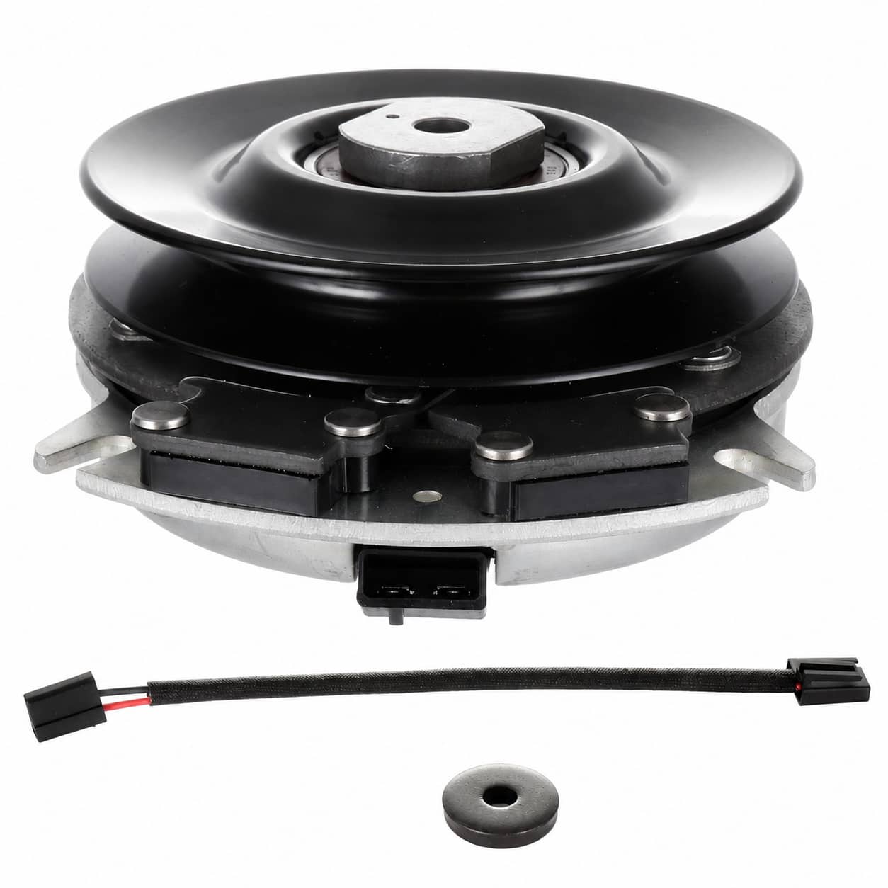 1-631645 electric PTO clutch with 1-1/8-inch keyed bore for Exmark Lazer Z, Bobcat and Husqvarna mowers replacing Warner 5218-5.