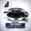 103-0665 electric PTO clutch with 1-1/8 inch bore 6.10 inch pulley for Toro & Exmark