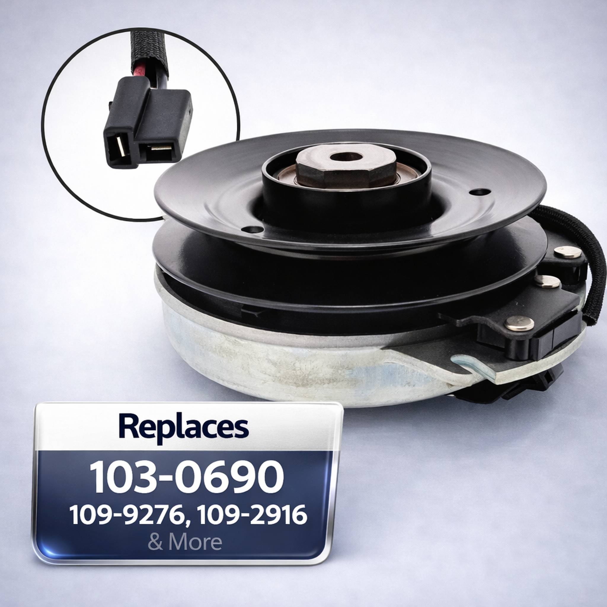 103-0690 electric PTO clutch for Toro and Exmark zero-turn mowers.