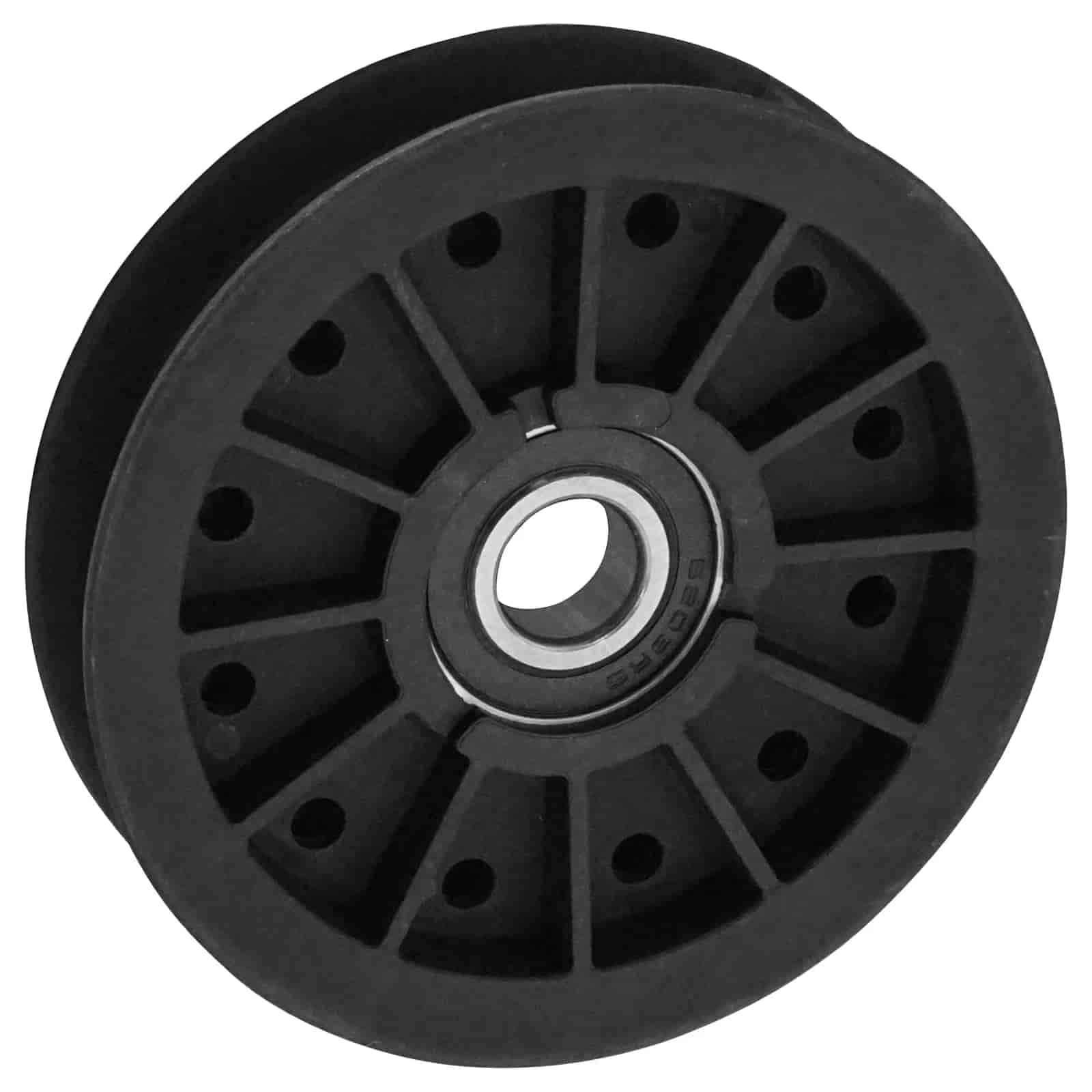 Flat idler pulley for Exmark 109-4077.