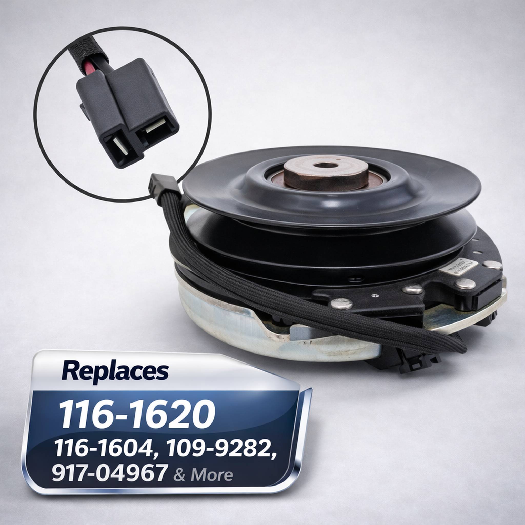 116-1620 electric PTO clutch assembly for Exmark, Toro, Cub Cadet and Ferris zero-turn mowers