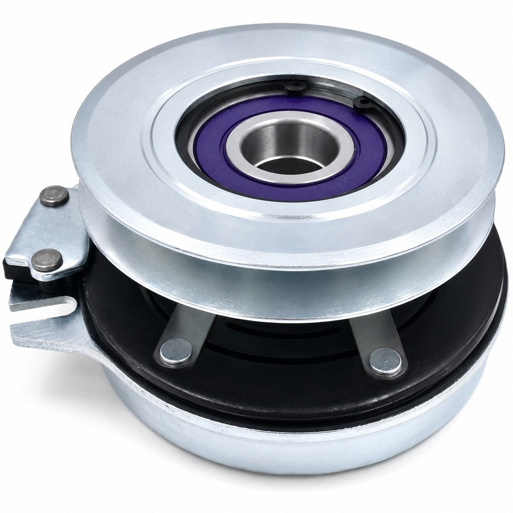 127-3410 PTO clutch replacement for Toro TimeCutter, Titan, Z Master, ProLine, and Exmark Quest mowers, cross-referencing Warner 5219-171 with 1-inch bore, 6-inch pulley, and CCW rotation.