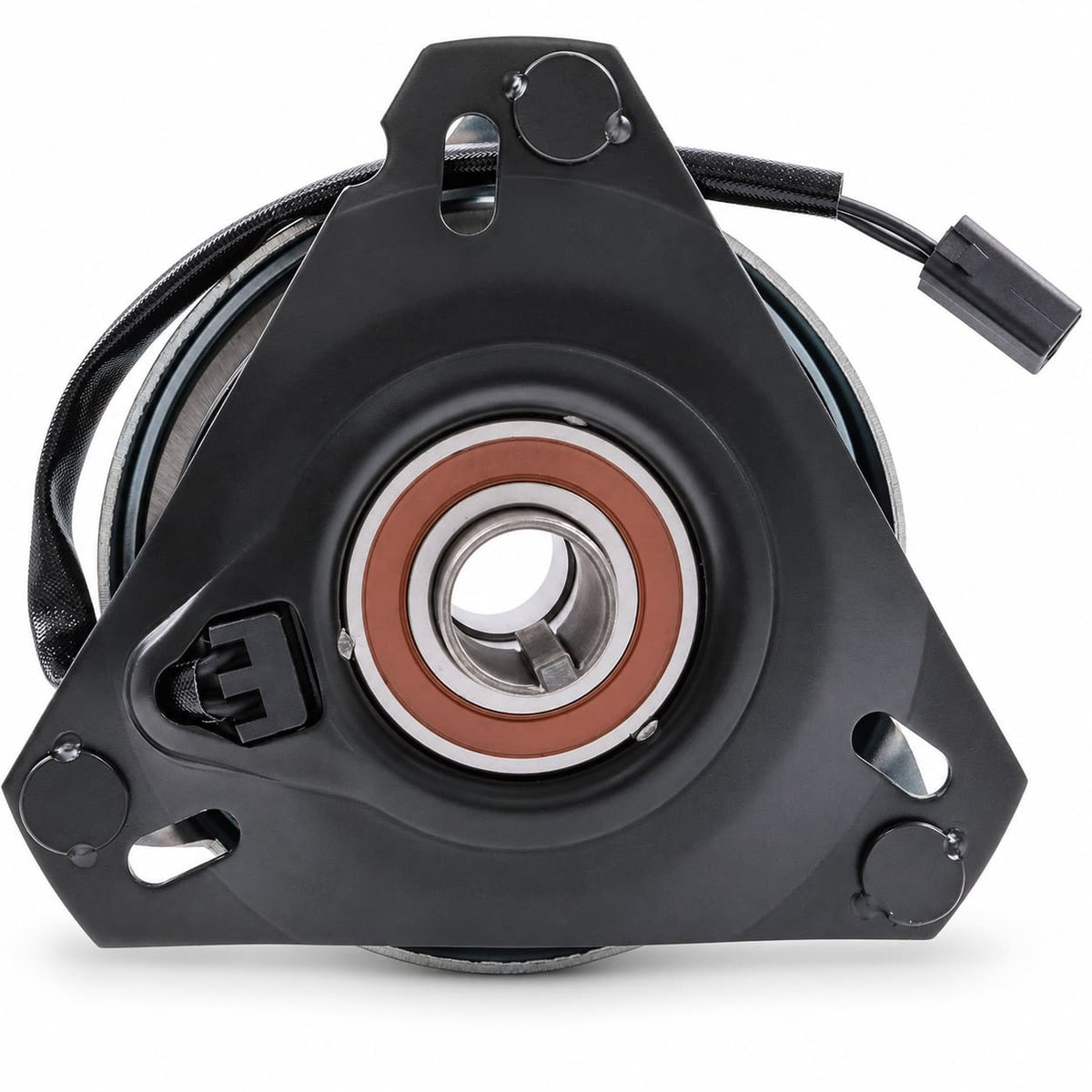 Plate side image showing anti-rotation geometry and keyed bore of PTO clutch 142600