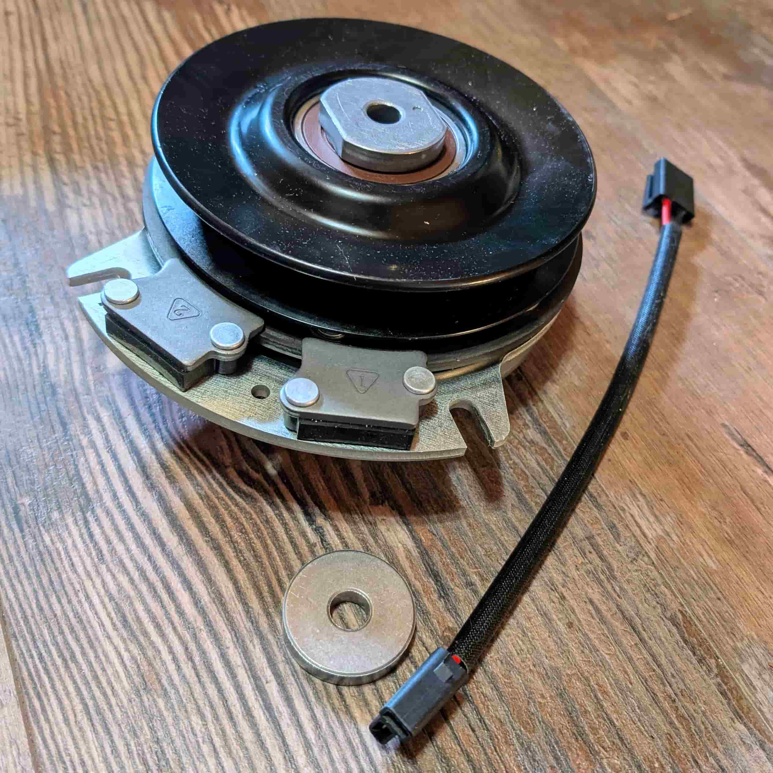 Real photo of Bobcat pto clutch part number 2721337.