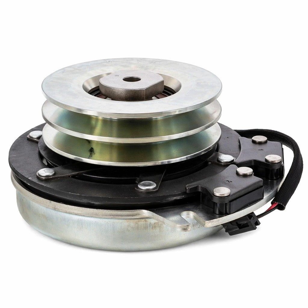 388769 electric PTO clutch replacement with 4.88-inch pulley, 1-1/8 inch crankshaft bore, and CW rotation, shown on white background.