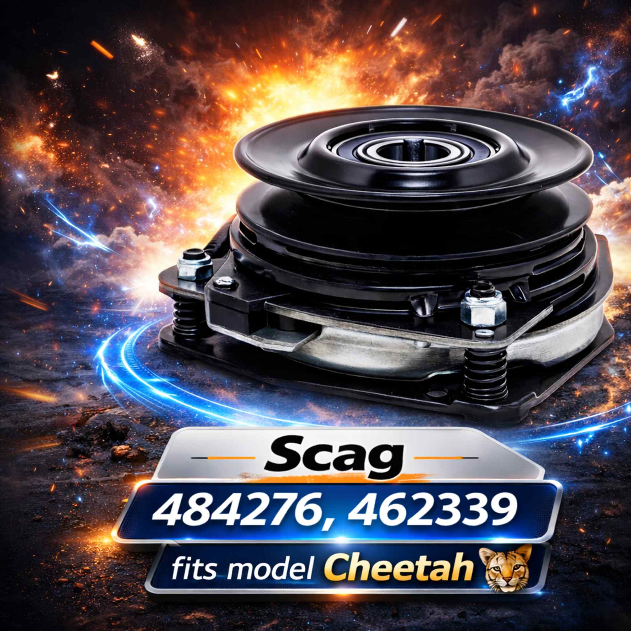 Epic version of Scag PTO clutch replacement for Cheetah 