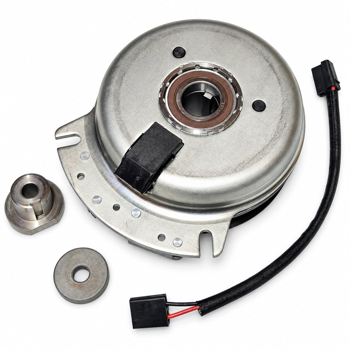 Bottom housing and electrical connector of the 50049812 PTO clutch for Bush Hog PZ mowers