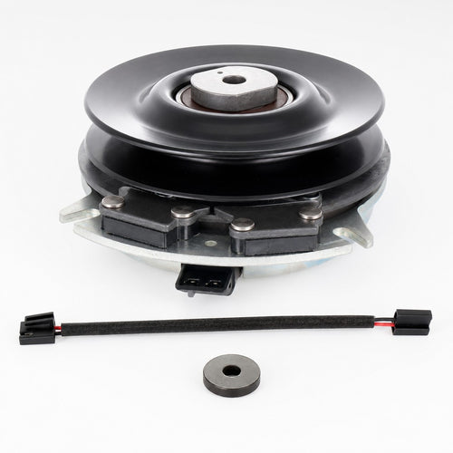 5100084 PTO clutch replacement image for Ferris, Simplicity, Snapper Pro, Massey Ferguson, McCulloch, Craftsman, and Warner 5218-134 mower applications.