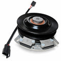 Real photograph of PTO clutch part number 51015296 for Ferris, Simplicity, and Snapper Pro.