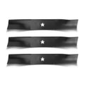 532173921 / 173921 3-pack mulching mower blades 16-5/8 inch 5-point star for Husqvarna 48-inch decks