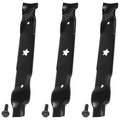 Mower Blades 532850857 / 850857 - 46-Inch Deck replacement mower blades 3-Pack with mounting bolts