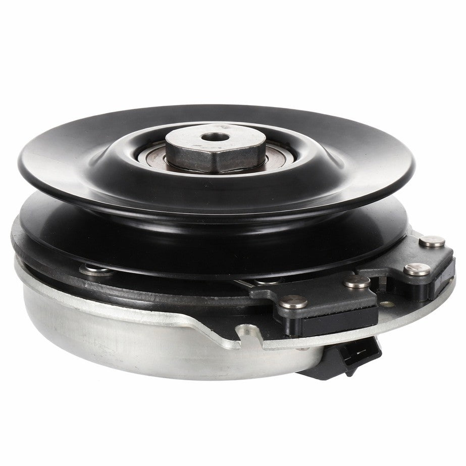 Husqvarna 539106880 PTO clutch replacement with 6.10-inch pulley, 1-inch crankshaft bore, and CCW rotation, shown in centered square product image on white background.