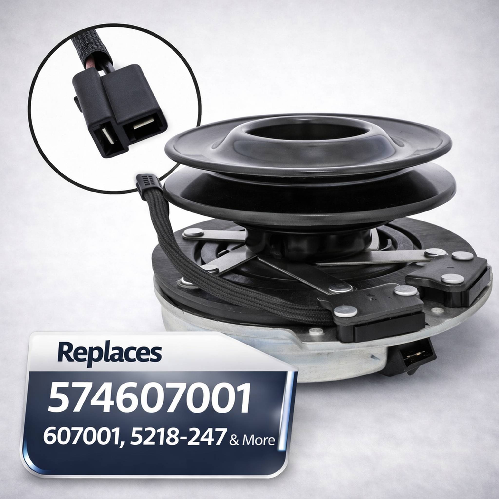 574607001 electric PTO clutch for Husqvarna, RedMax and Dixon lawn tractors