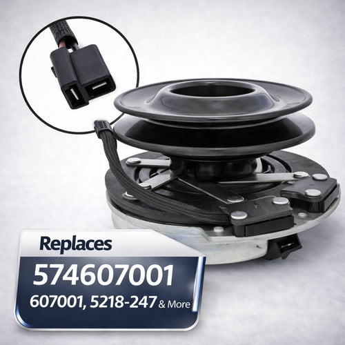 574607001 electric PTO clutch for Husqvarna, RedMax and Dixon lawn tractors