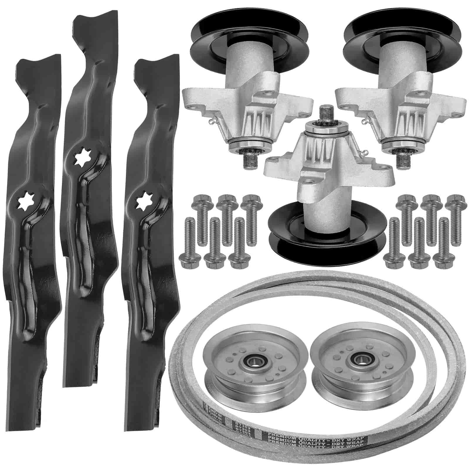 Deck kit for spindle assembly path 618-04125.