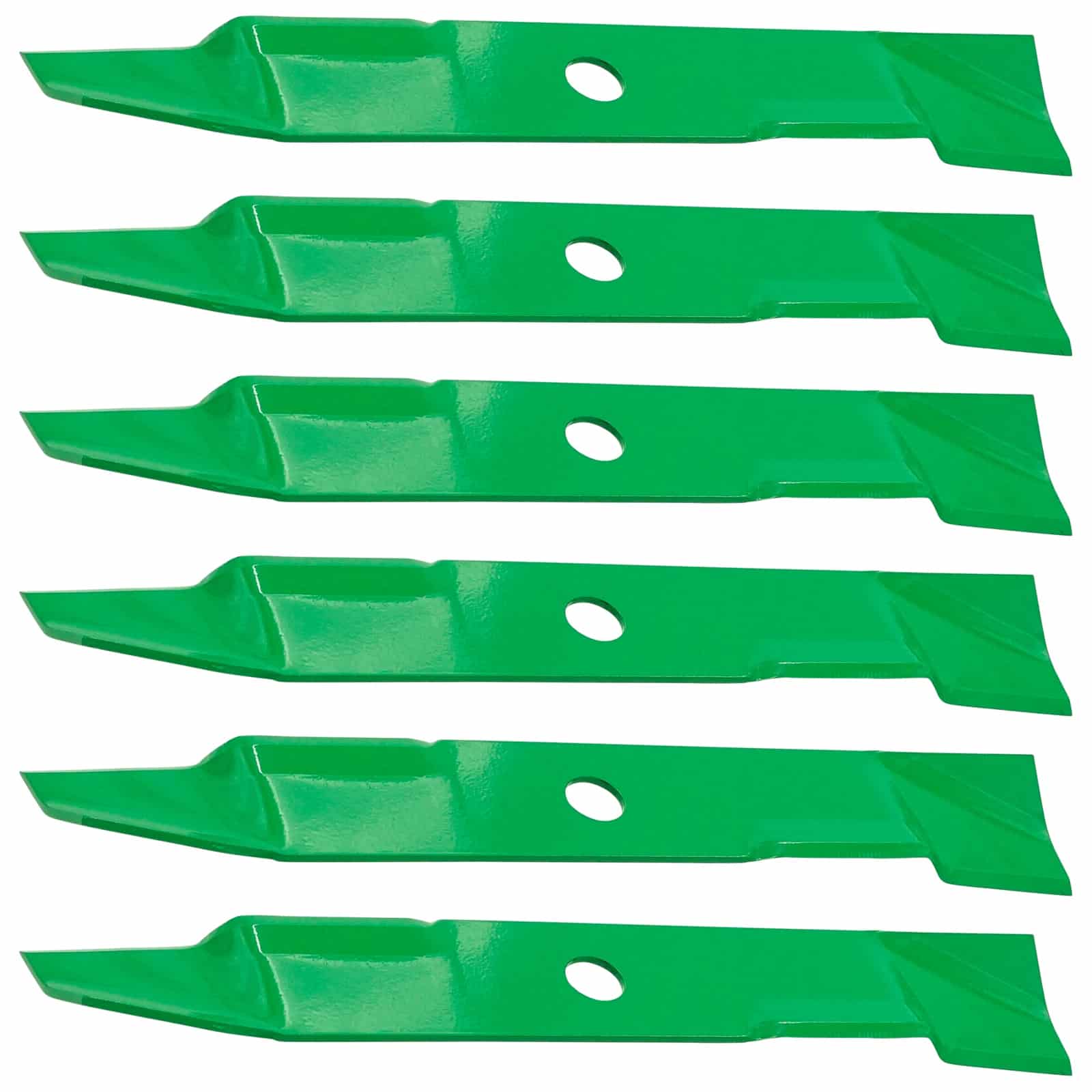 6-Pack Mulching Mower Blades 656631 / 4566313MA / 456631MA for Murray, Simplicity & Snapper 46-Inch Deck.