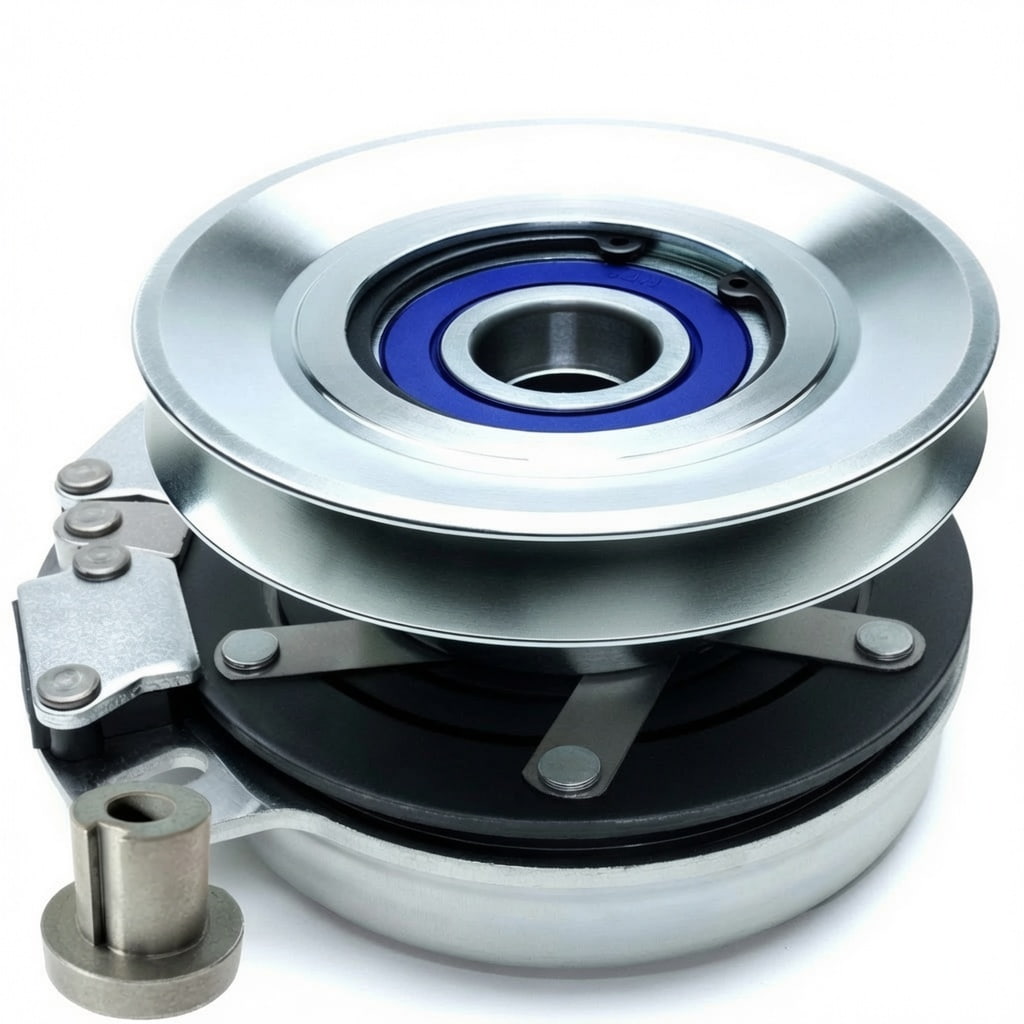 7075672YP electric PTO clutch for Snapper Simplicity and Ferris with 1-inch bore and 6.06-inch pulley replacing Ogura GT2.5-SN01