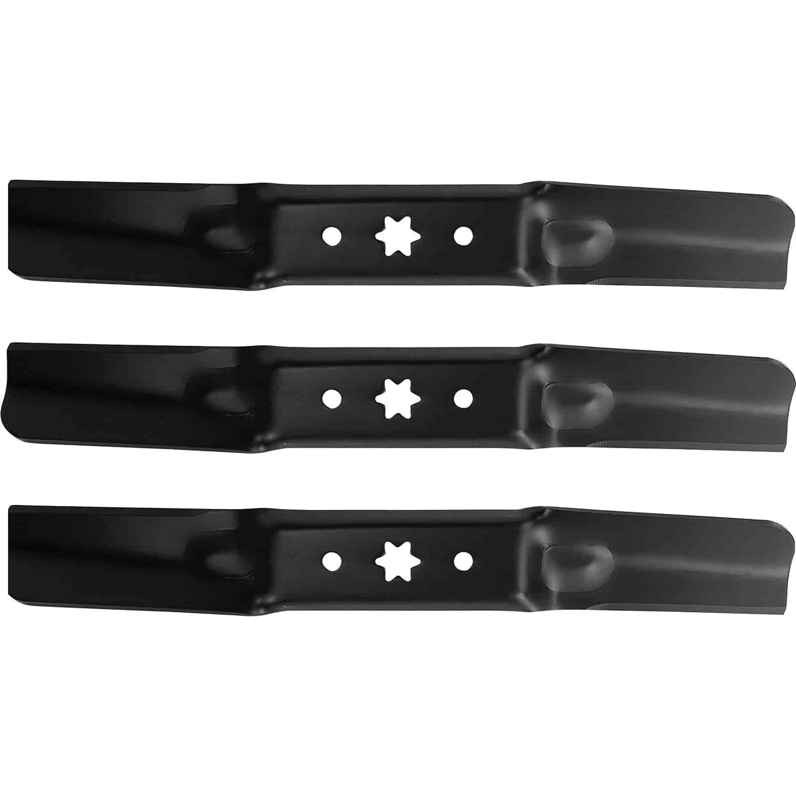 3-Pack Mower Blades 742-05056 / 942-05056 for Cub Cadet XT1, XT2, GX54, GT54, RZT 54 Inch Deck.
