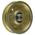 756-0627B flat idler pulley replacement for Cub Cadet mower decks.