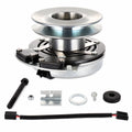 PTO clutch replacement for select Cub Cadet RZT42, RZT50, and LX1050 mowers. Showing included accessories and wiring pigtail.