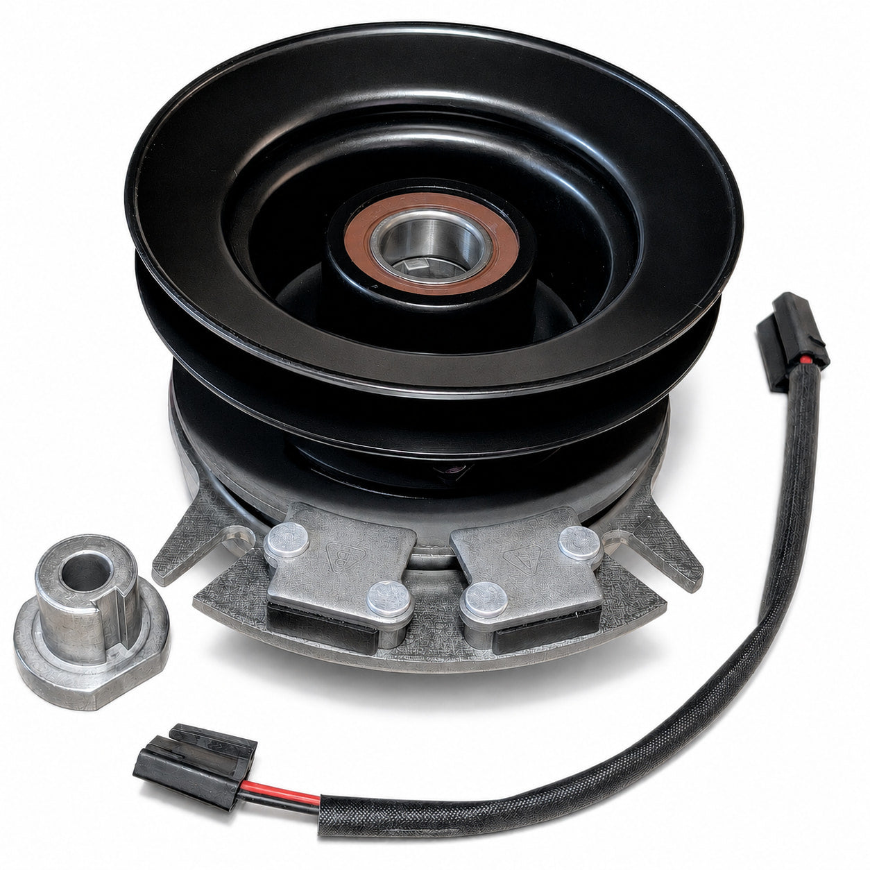 917-05121 PTO clutch replacement for Troy-Bilt and Cub Cadet with 6-inch pulley, 1-inch bore and wiring connector