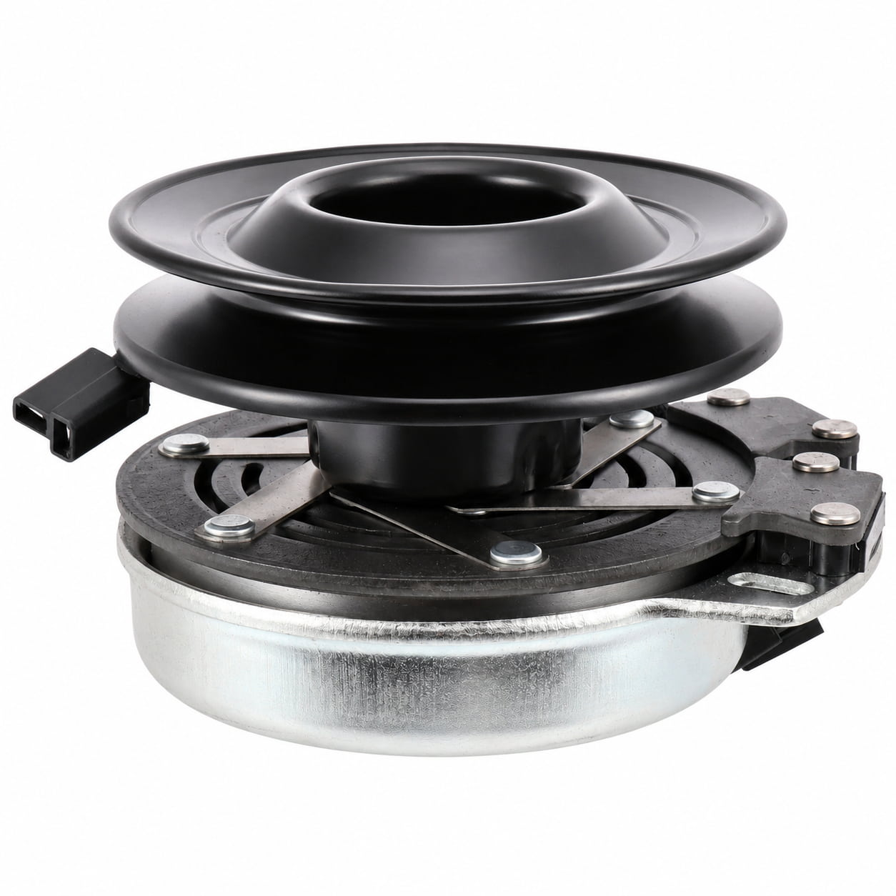 Aftermarket 917-05192 electric PTO clutch replacement for Cub Cadet Z-Force and Pro Z mowers, shown against a white background, replaces 717-05192 and Warner 5219-158.