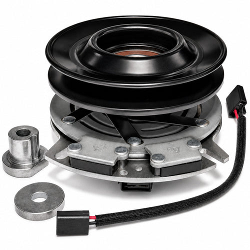 Standard black pulley 917-05209 PTO clutch replacement with T-plug for Cub Cadet XT1, XT2 and RZT mowers