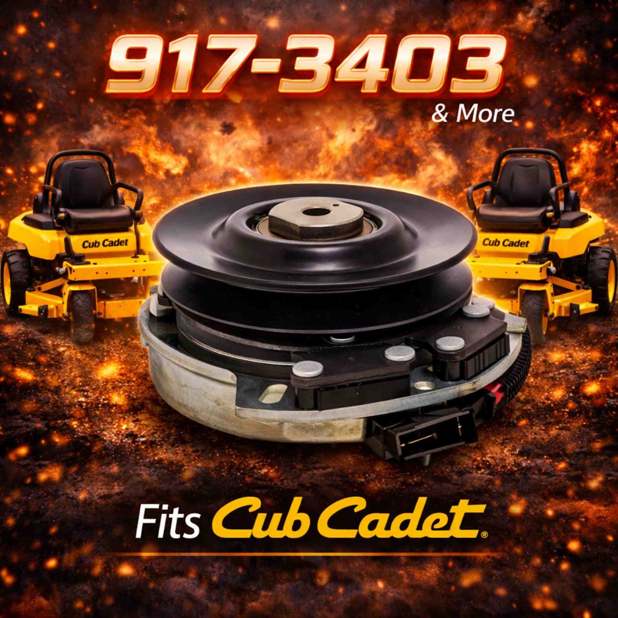 917-3403 PTO clutch for Cub Cadet epic firestorm rendition 