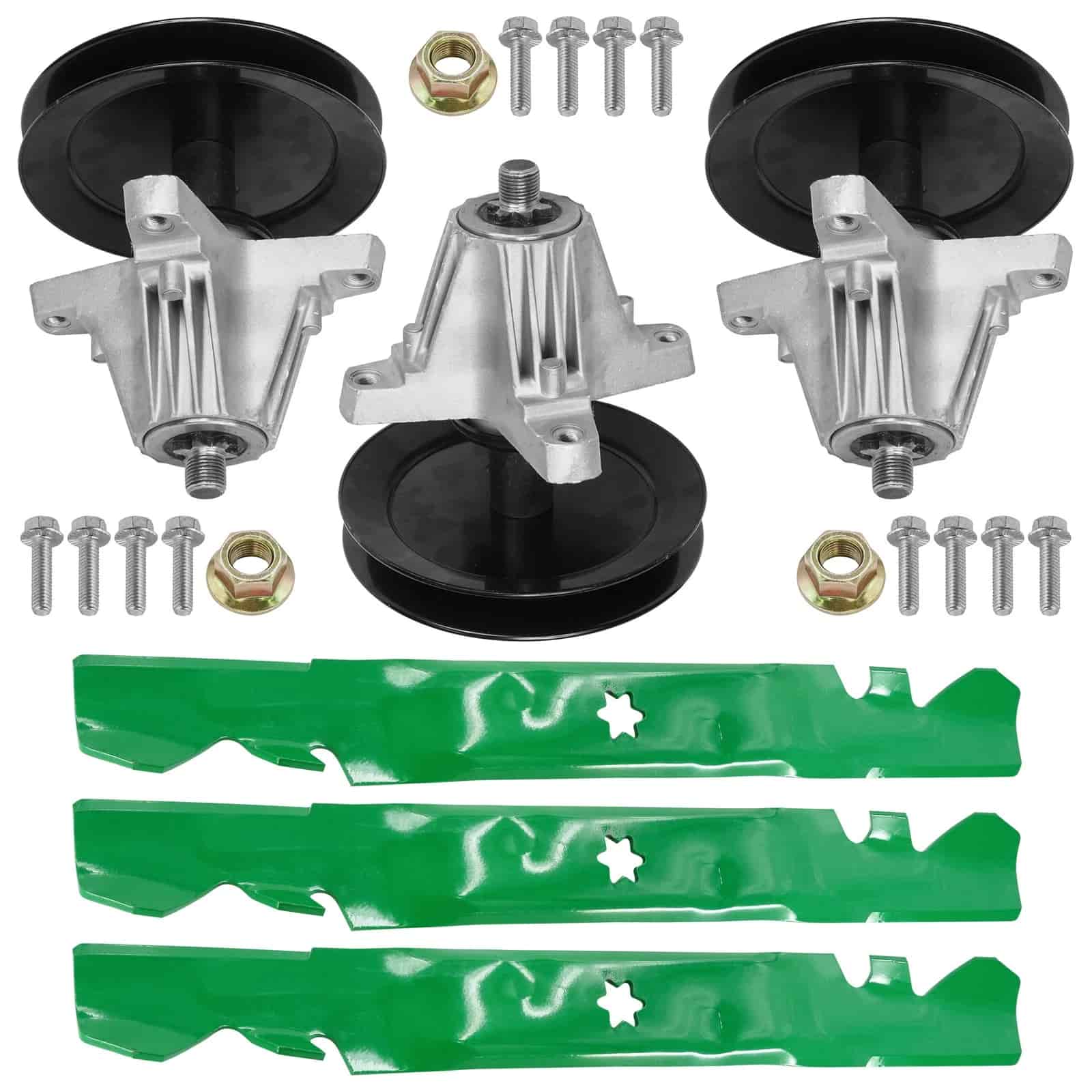 3 pack spindle assembly 918-04822B with blades.