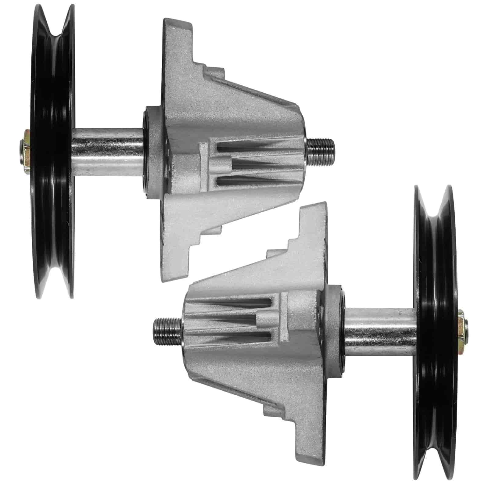 2-pack 918-04865A spindle assemblies with pulleys for Cub Cadet MTD 46-inch deck.