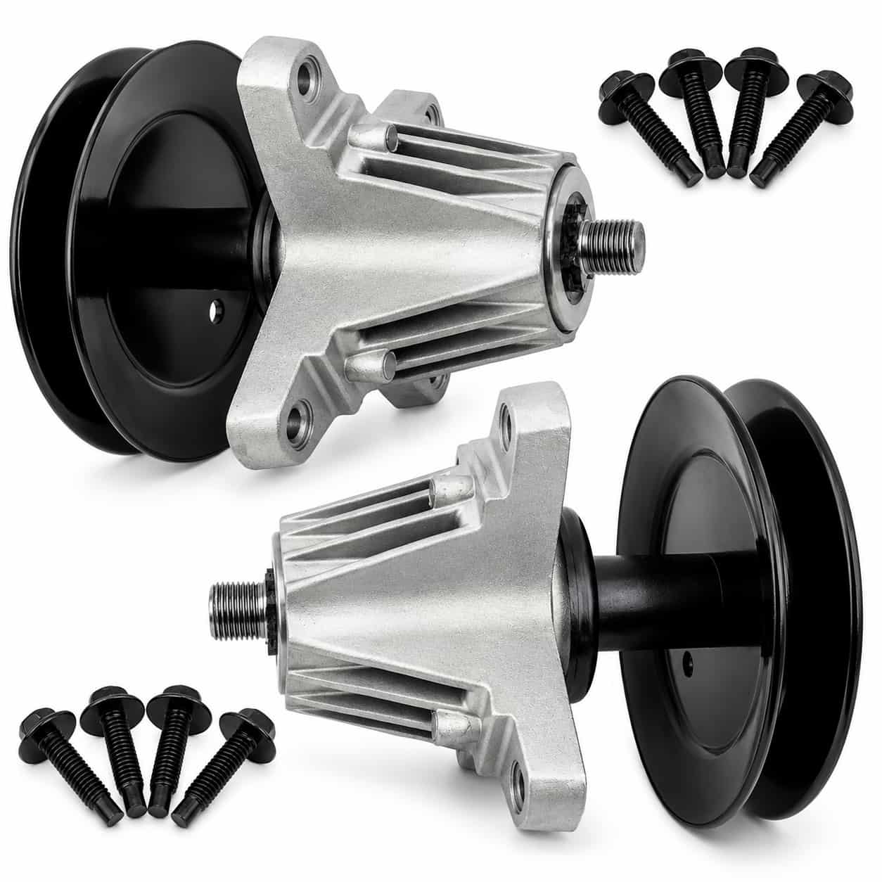 2-pack 918-06978 spindle assemblies with pulleys for Cub Cadet MTD 54-inch deck.
