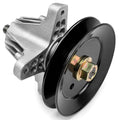 Single 918-06979 spindle assembly with pulley for Cub Cadet MTD 54-inch deck.