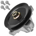 Single spindle with pulley attached replacing part number 918-06989.