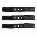 3 pack mower blades 942-05052A / 742-05052A for Cub Cadet, MTD, Troy-bilt.