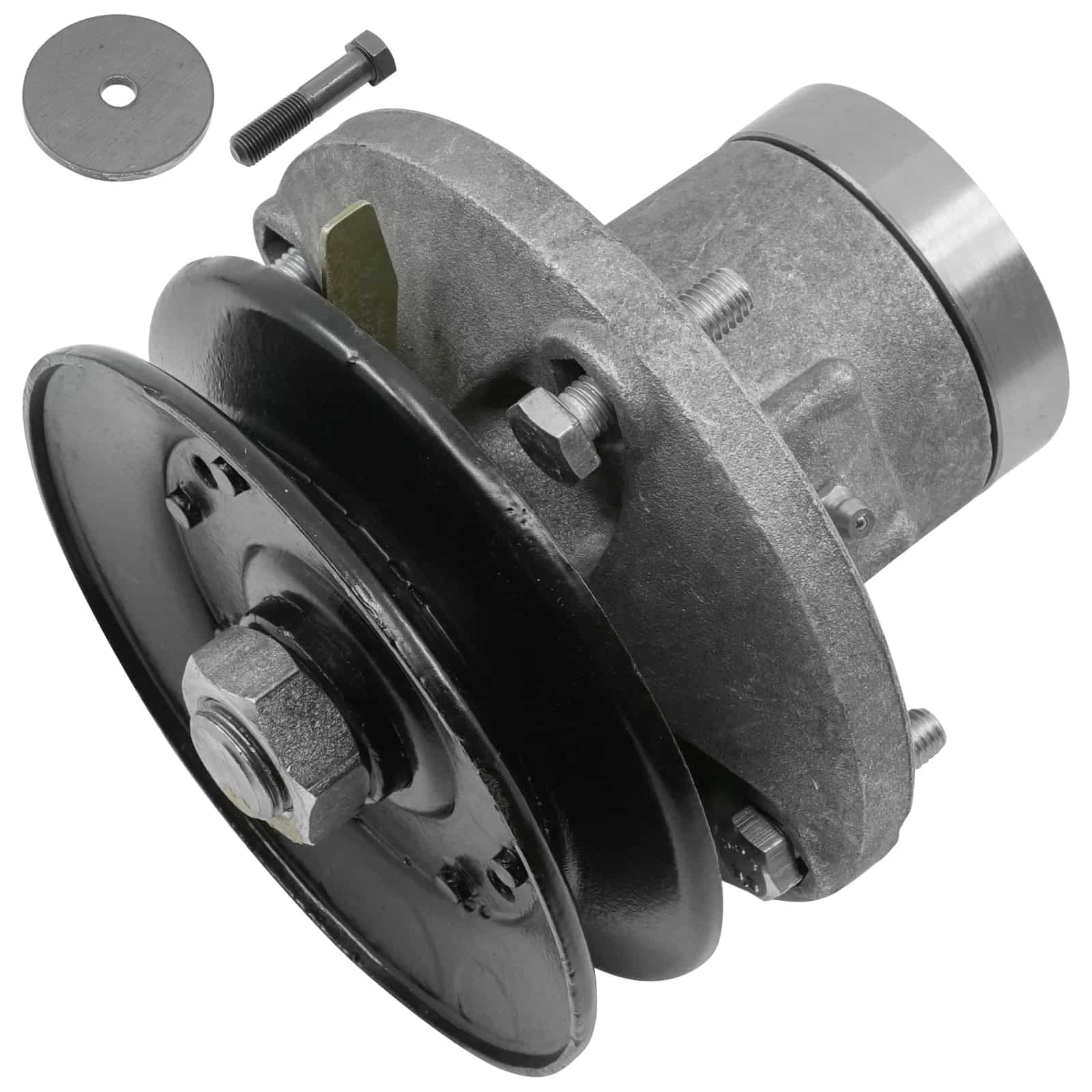 Single spindle with pulley for part number AM108925.