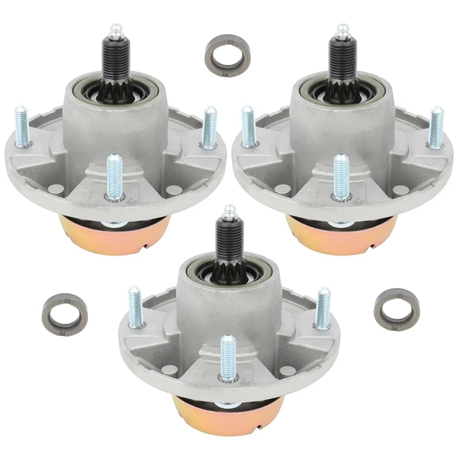 3 pack of spindles for John Deere AM124498.