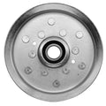 AM135526 flat idler pulley replacement for John Deere X300 X500 and ZTrak mower decks.