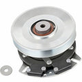 John Deere AM136115 PTO clutch replacement with 6.53-inch pulley, 1-inch crankshaft bore, and CCW rotation, shown on white background.