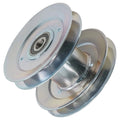 AM143388 idler pulley replacement for John Deere mower decks.
